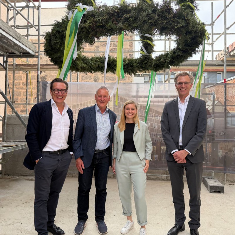 Ehret+Klein AG feiert Richtfest für das Projekt Schwabacher Straße 54 in Fürth